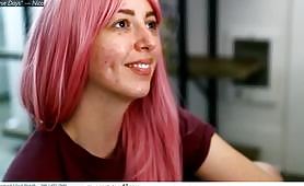 gamer camgirl licks her toes live cam